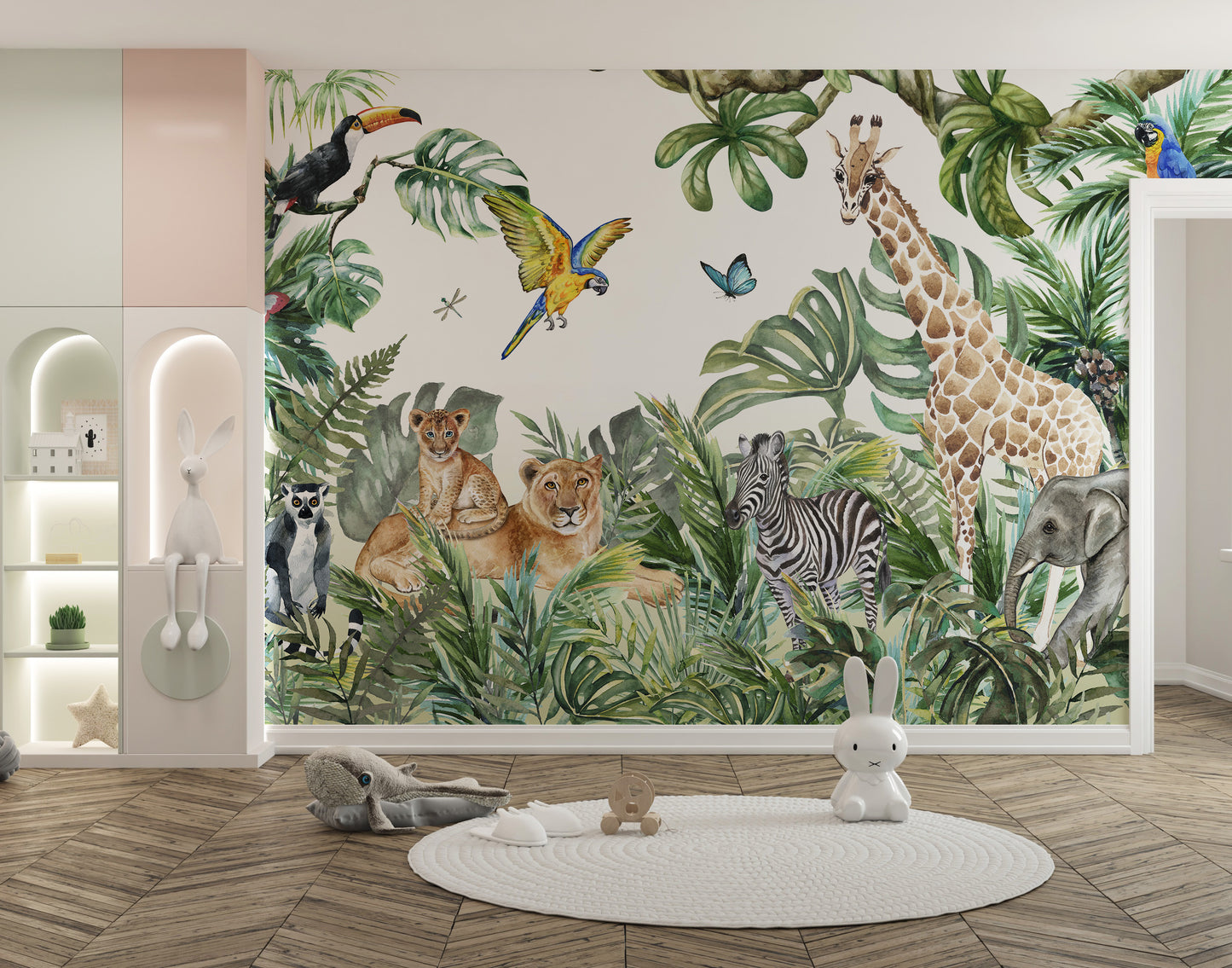 Animals Jungle Wallpaper Mural