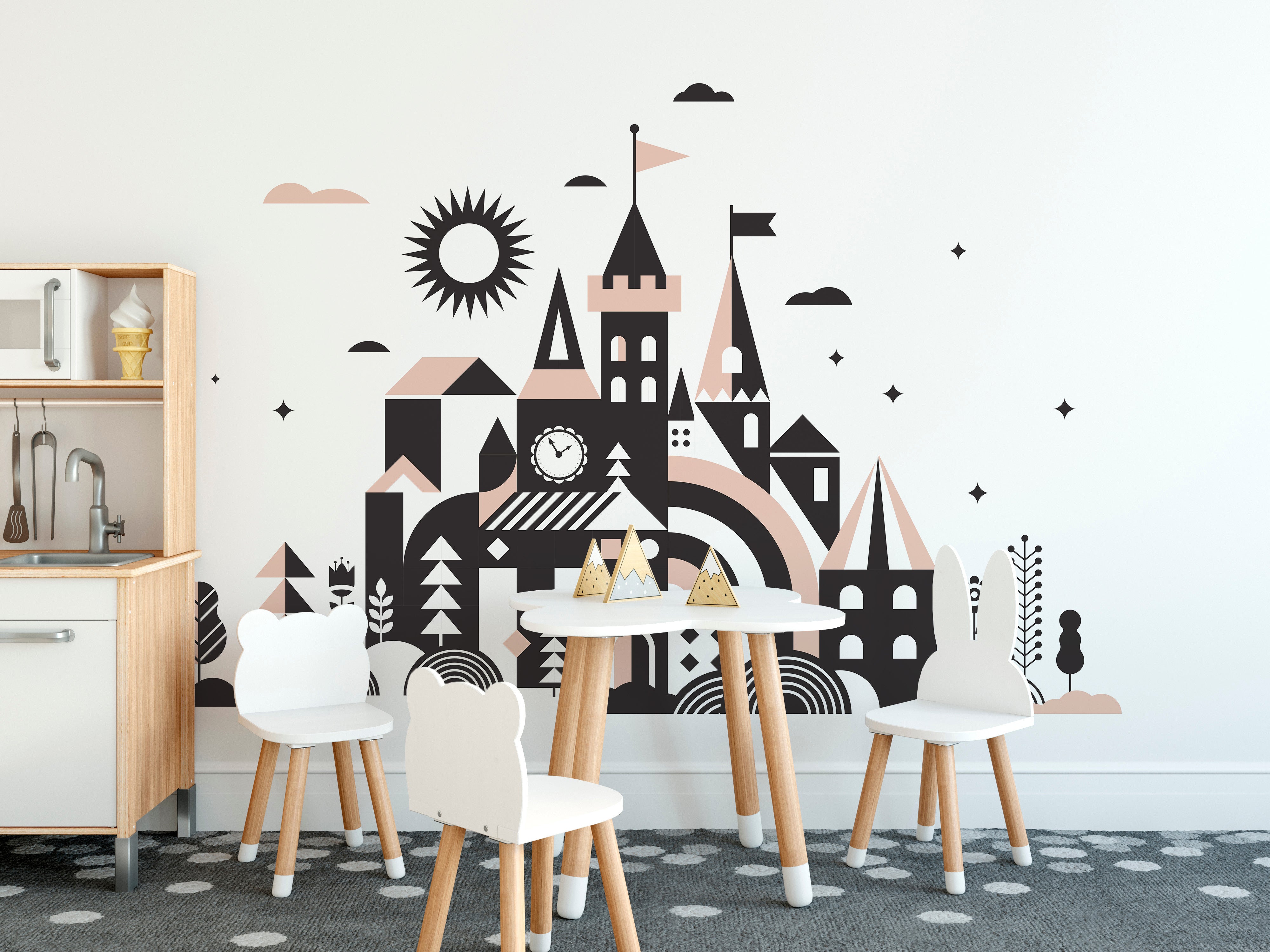 Fairy Tale Kingdom Wallpaper Mural