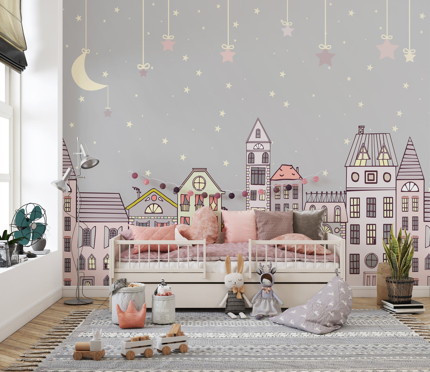 Cute Houses Wallpaper Murals