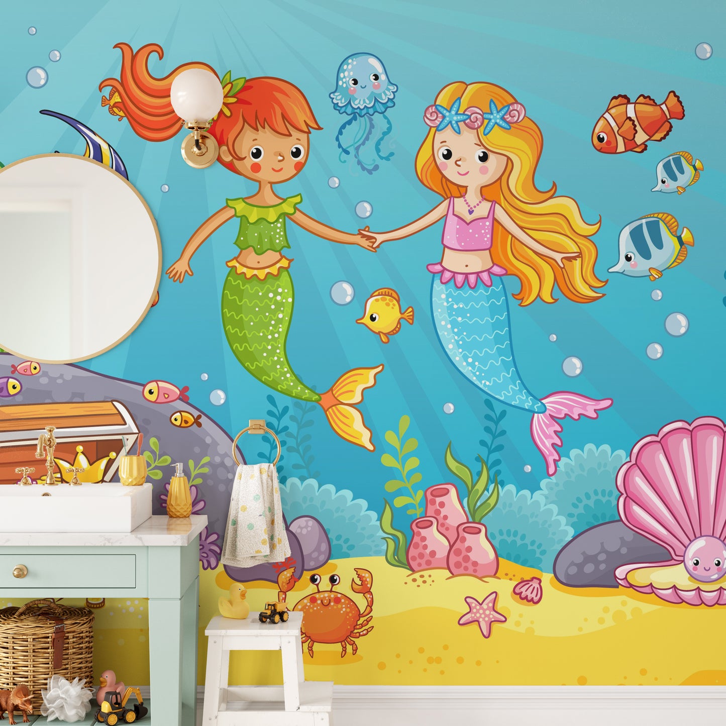 Mermaid Girlfriend Wallpaper Murals