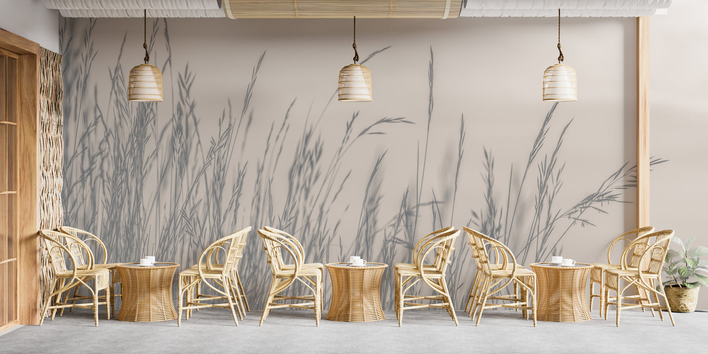 Autumn fog wallpaper mural for cozy interiors