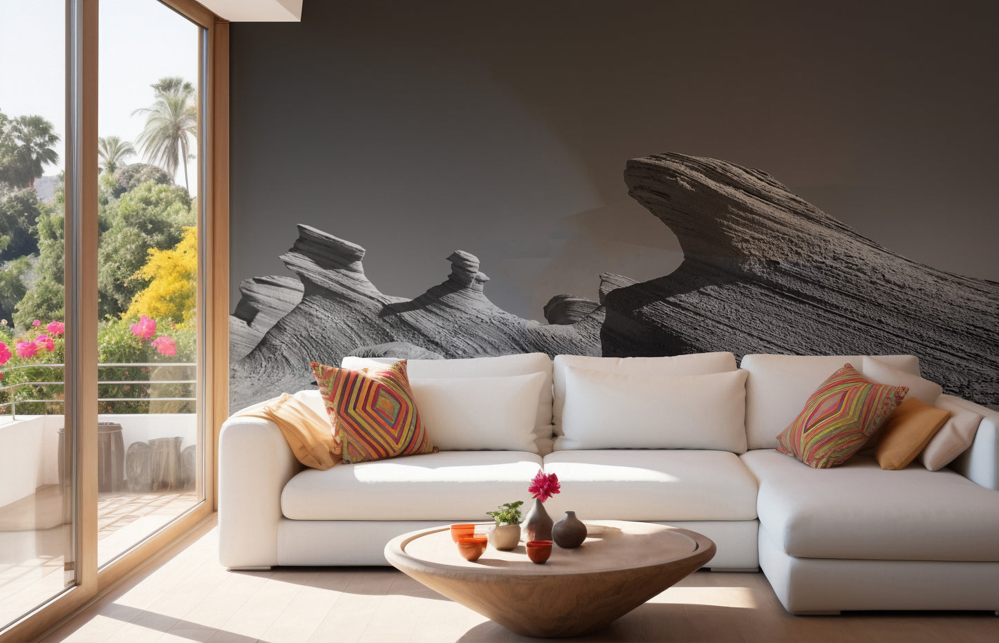 UAE Desert Rock Wallpaper murals