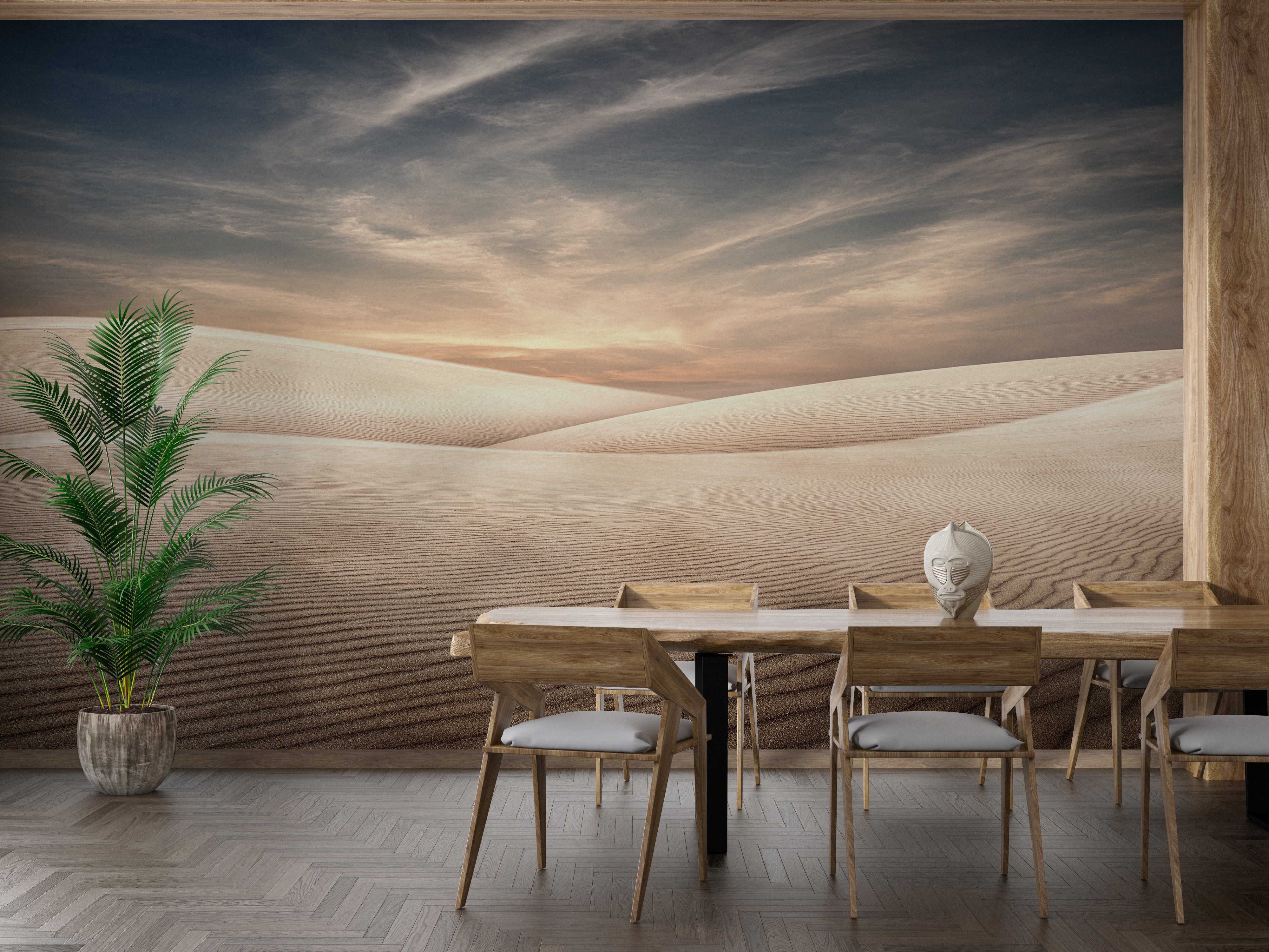 Expansive desert wallpaper