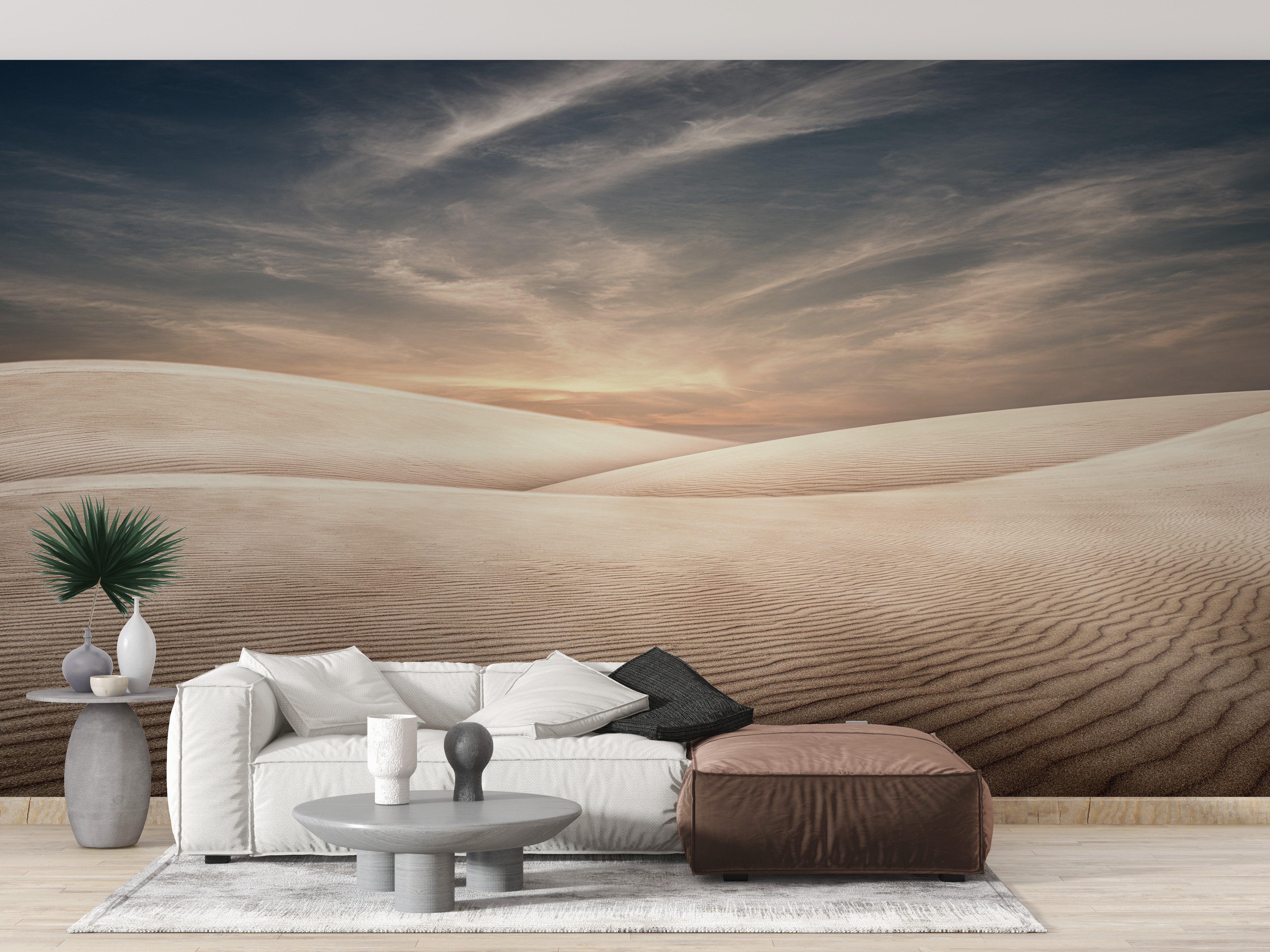 Desert-inspired mural for wanderlust decor