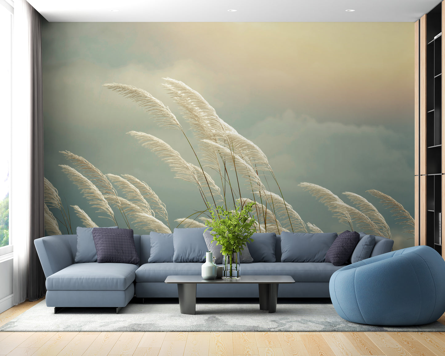 Grass Reeds Spring Wallpaper Murals