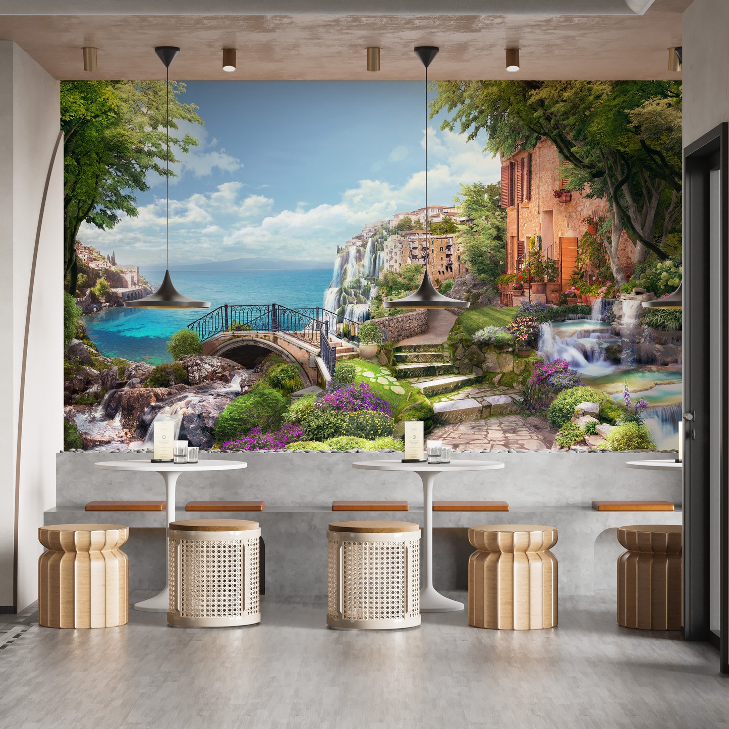 Ancient Houses of Italy Wallpaper Mural - Giffywalls