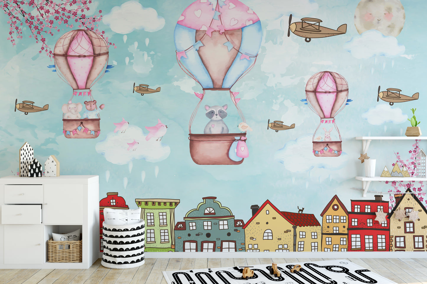 Whimsical wallpaper for kids