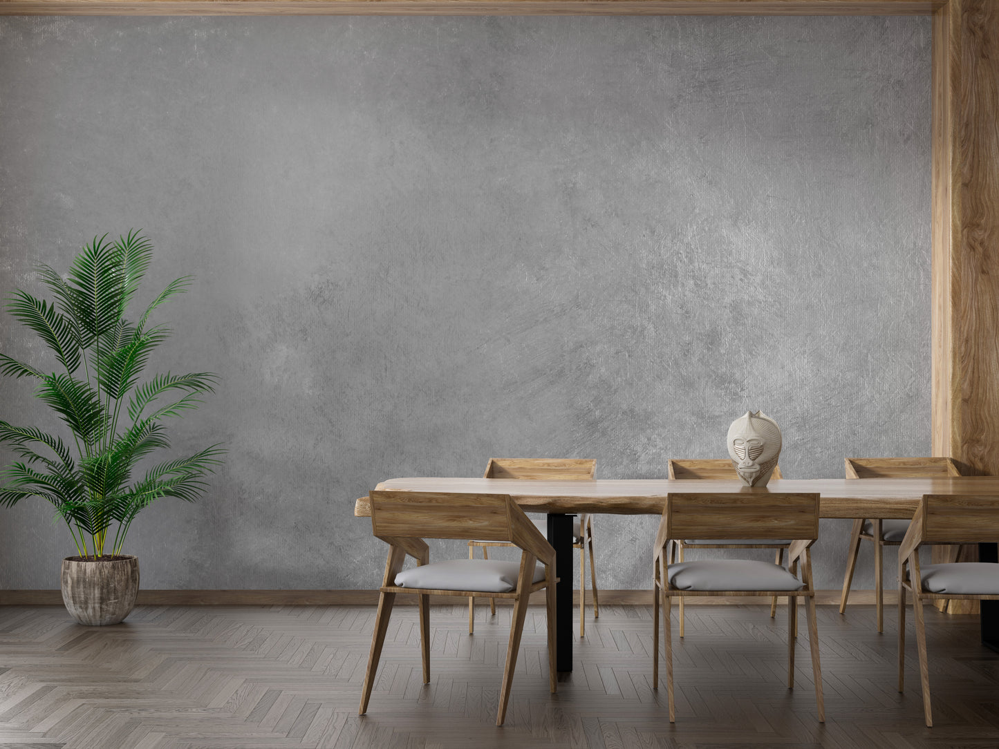 Gray Colored Textured Wallpaper Murals