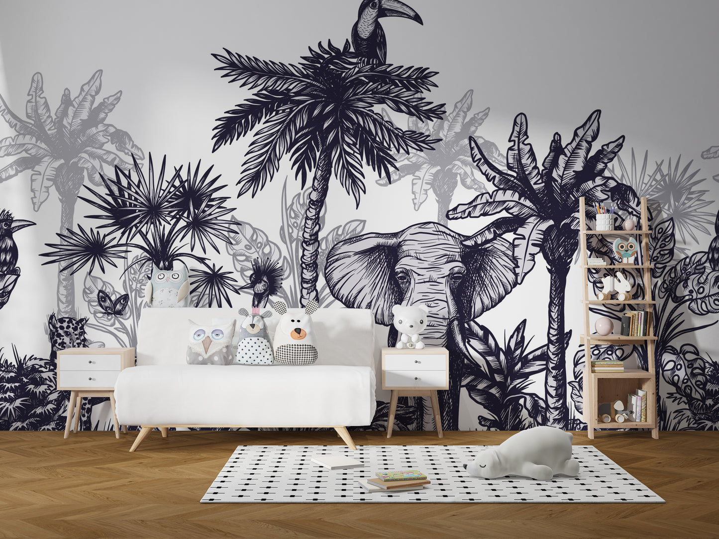 Sketchy Forest Wallpaper Murals - Giffywalls