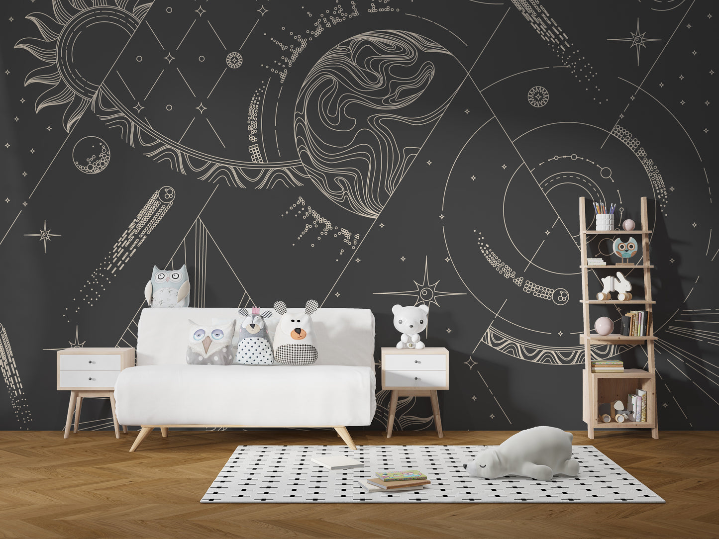 Geometric Style Wallpaper Murals