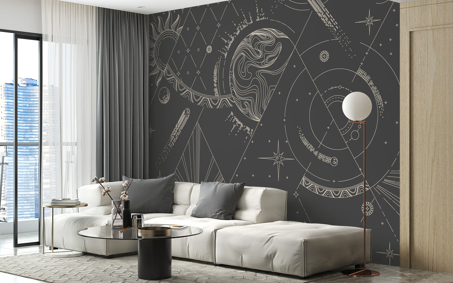 Geometric Style Wallpaper Murals