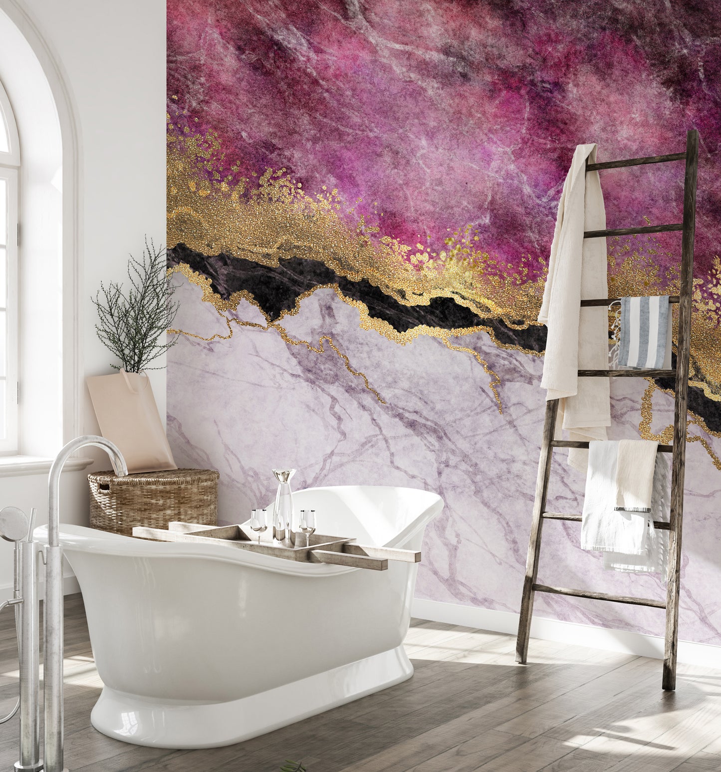 Purple Marble Wallpaper