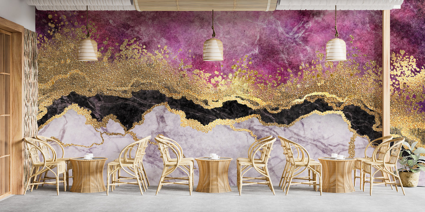 Purple Marble wallpaper for walls