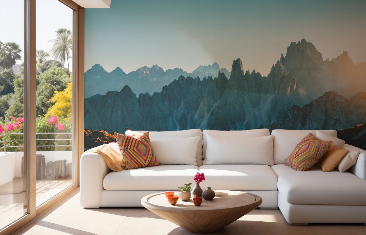 Dolomites Alps Rocky Mountain Range Wallpaper Murals