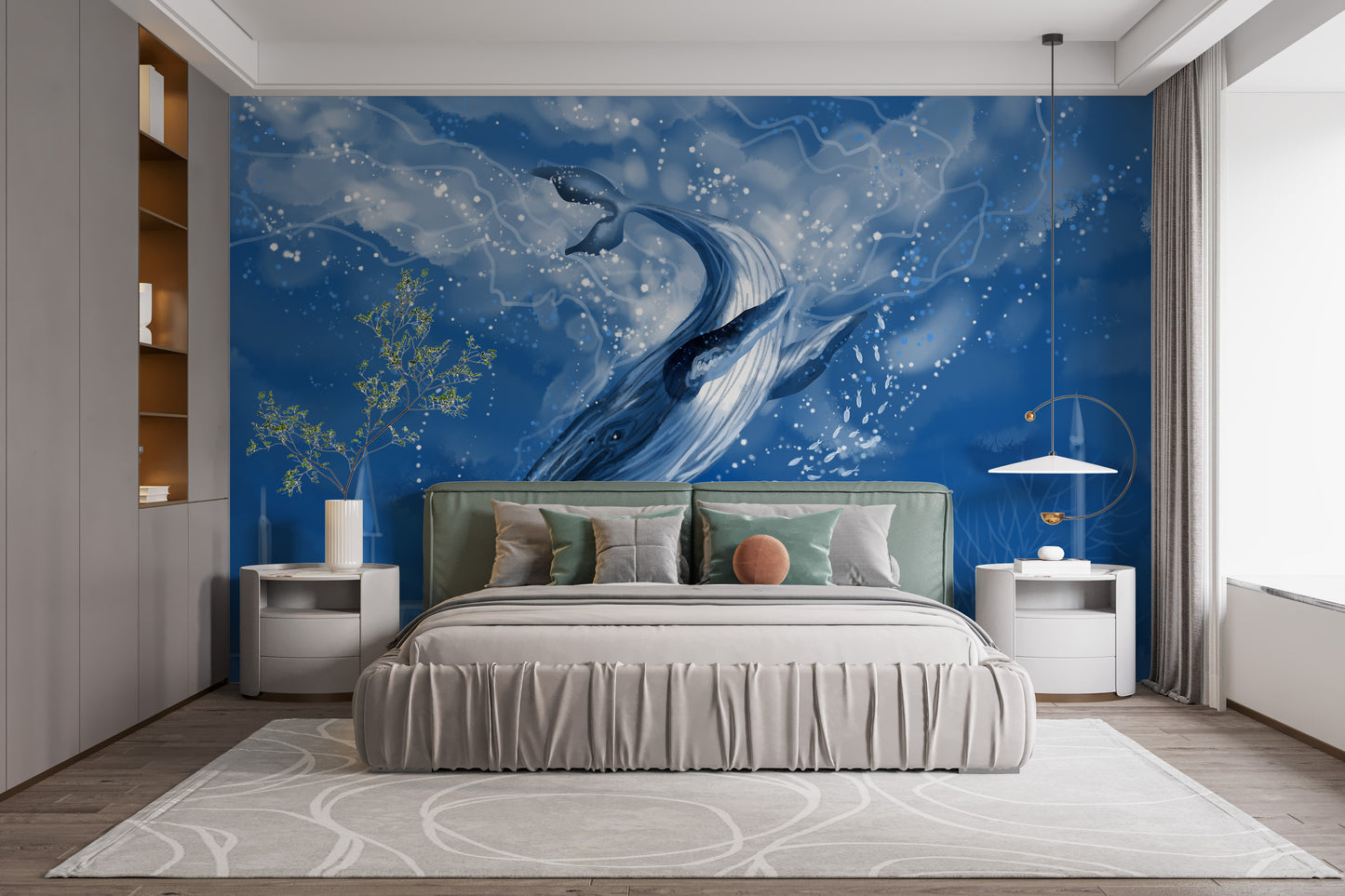 Blue Whale Wallpaper Murals