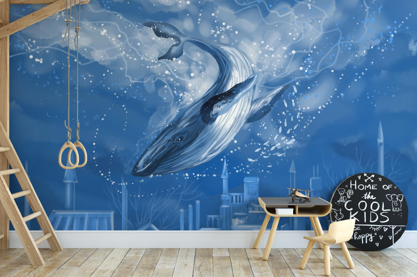 Blue Whale Wallpaper Murals