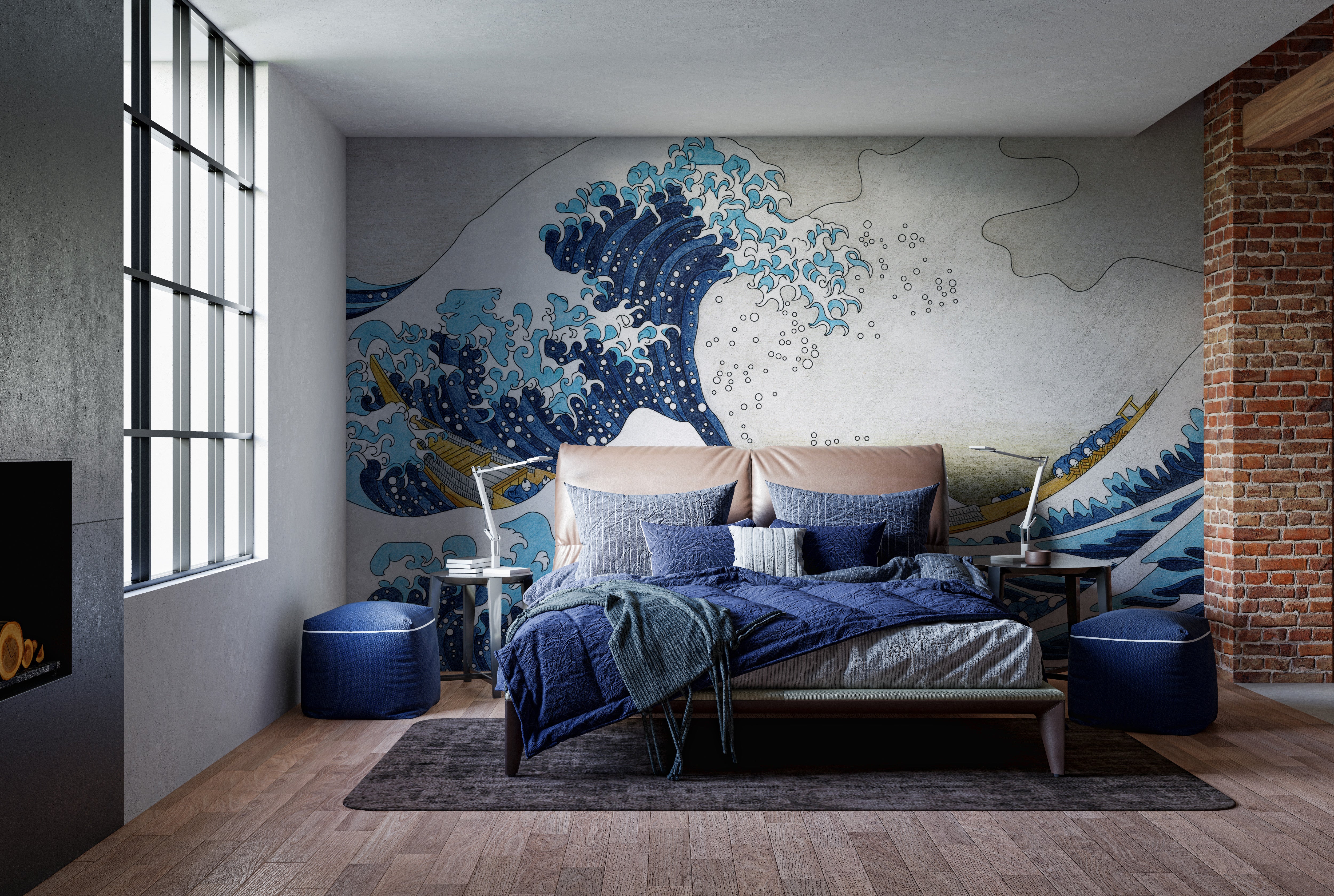 Ocean Wave Mural
