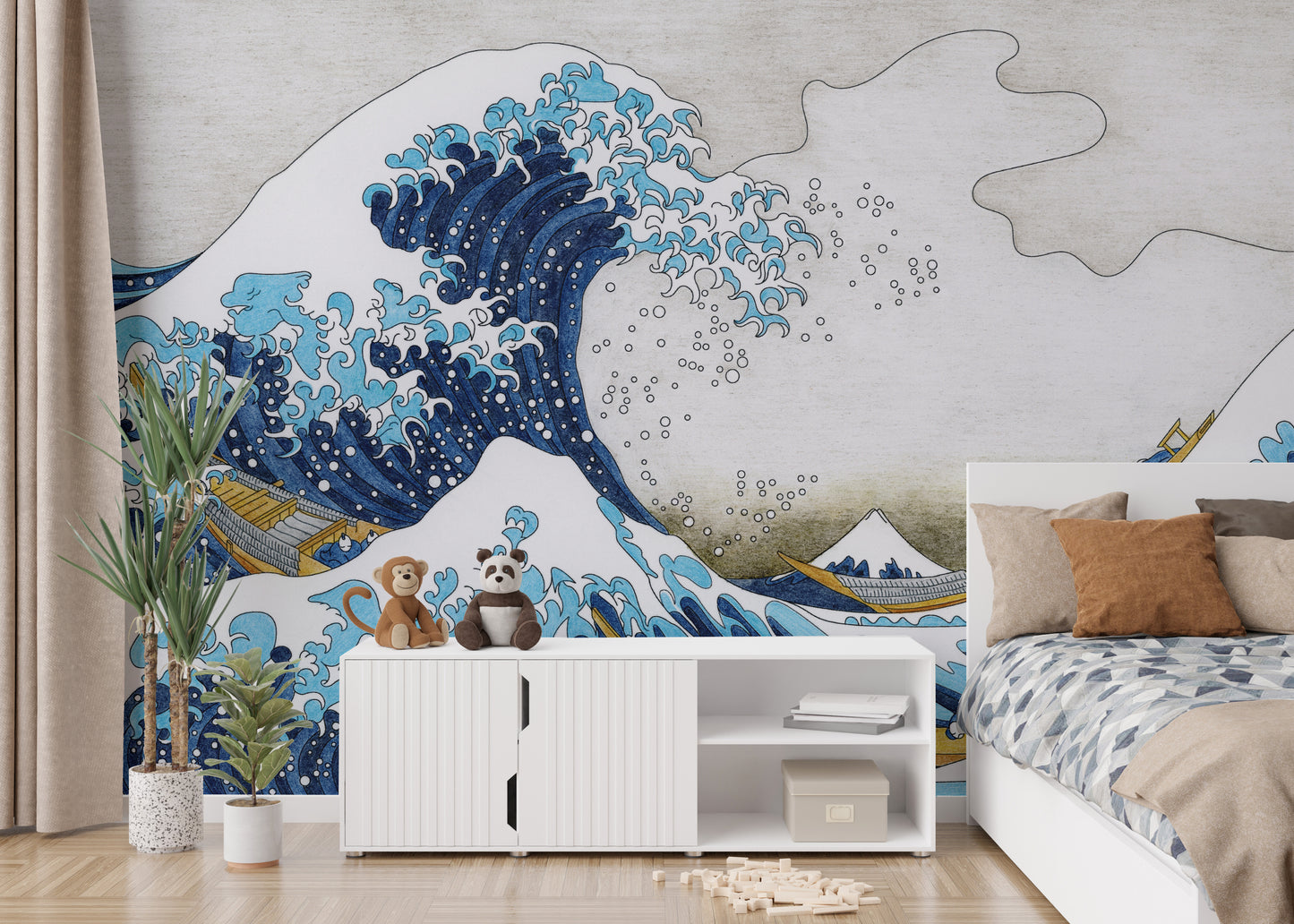 The Great Wave Kanagawa Wallpaper Murals