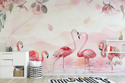 Tropical Flamingo Wall Decor
