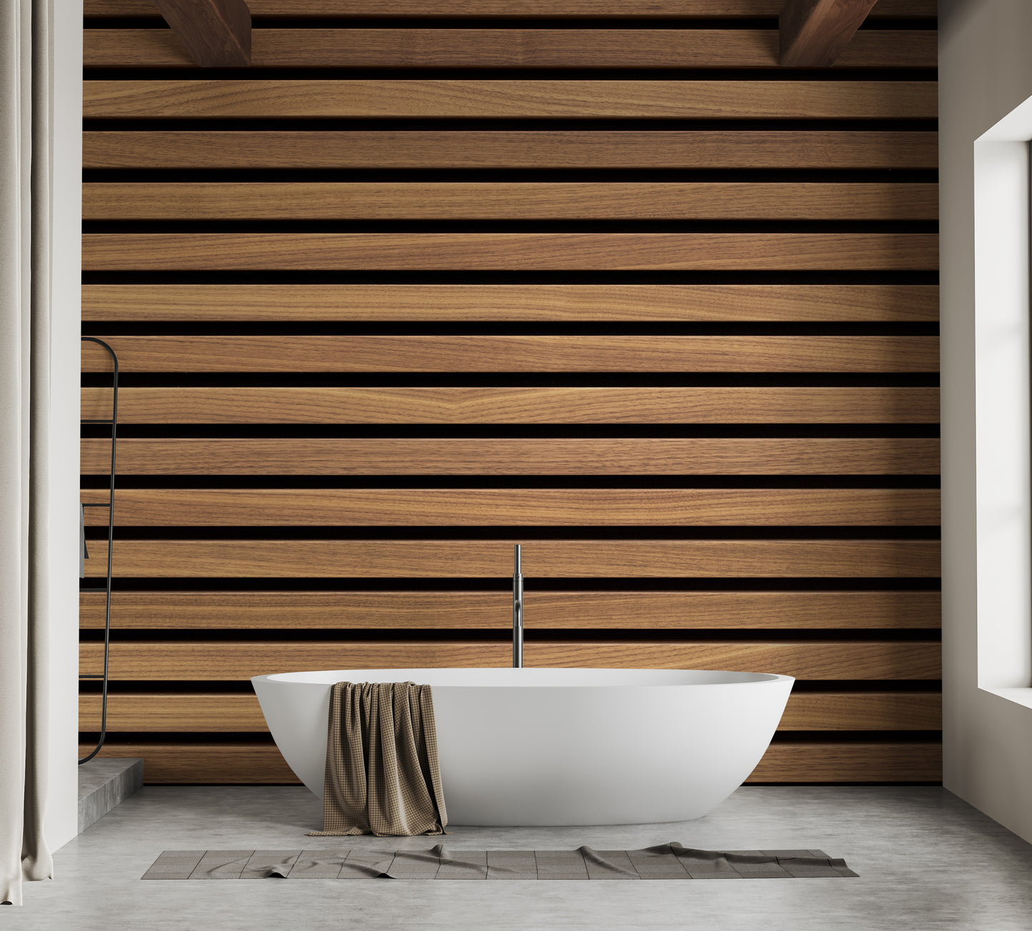 Horizontal Stripes Wood Various Design Wallpaper