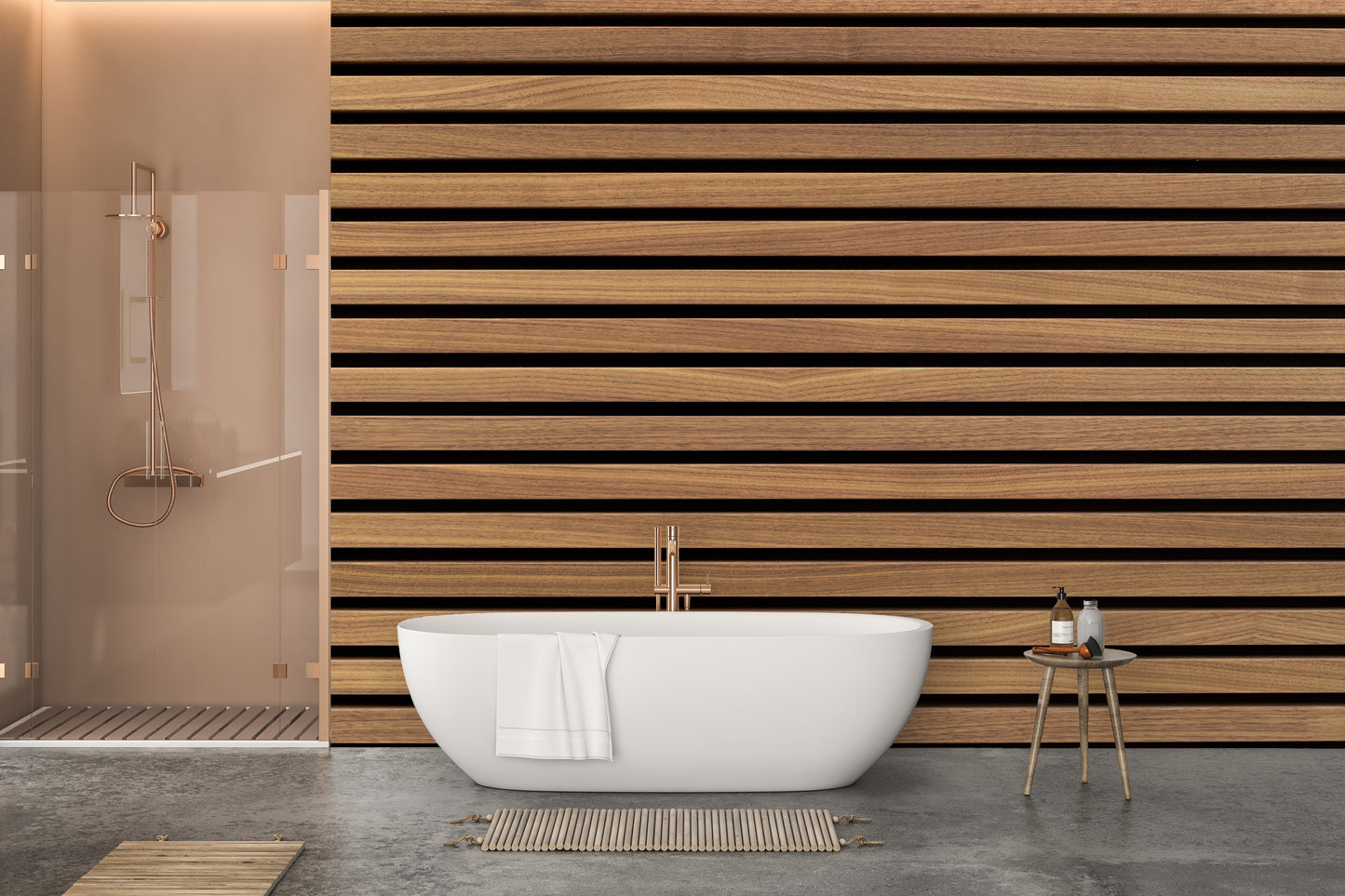 Horizontal Stripes Wood Various Design Wallpaper