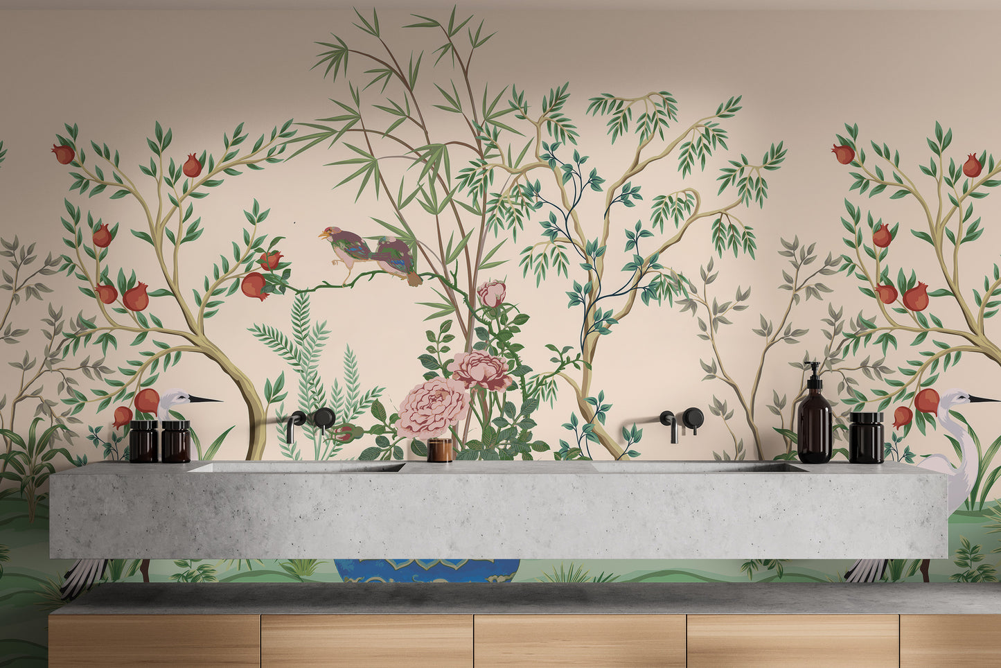 Chinese Garden Wallpaper Mural