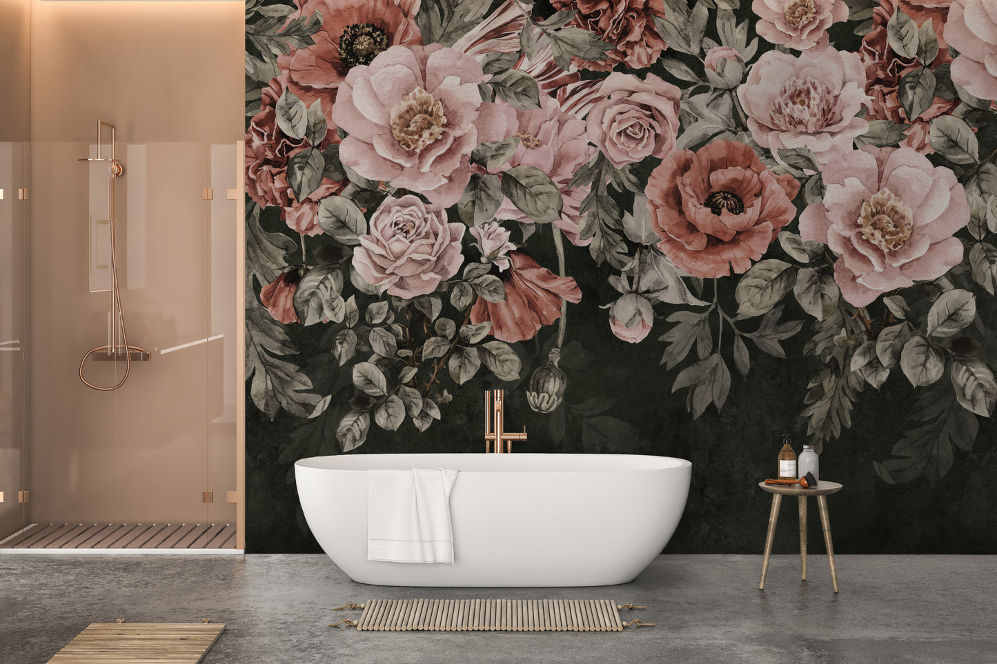 Colorful Roses Wall Mural