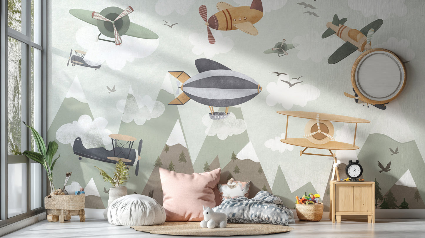 Skyward Adventure Wall Mural