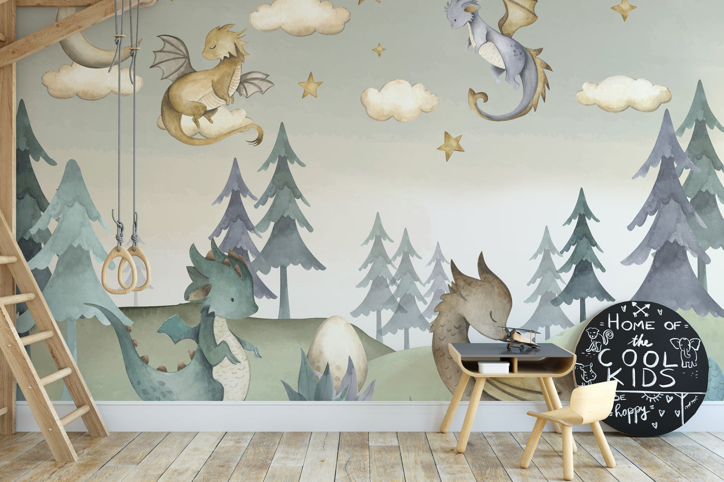 Enchanted Dragon Wall Mural