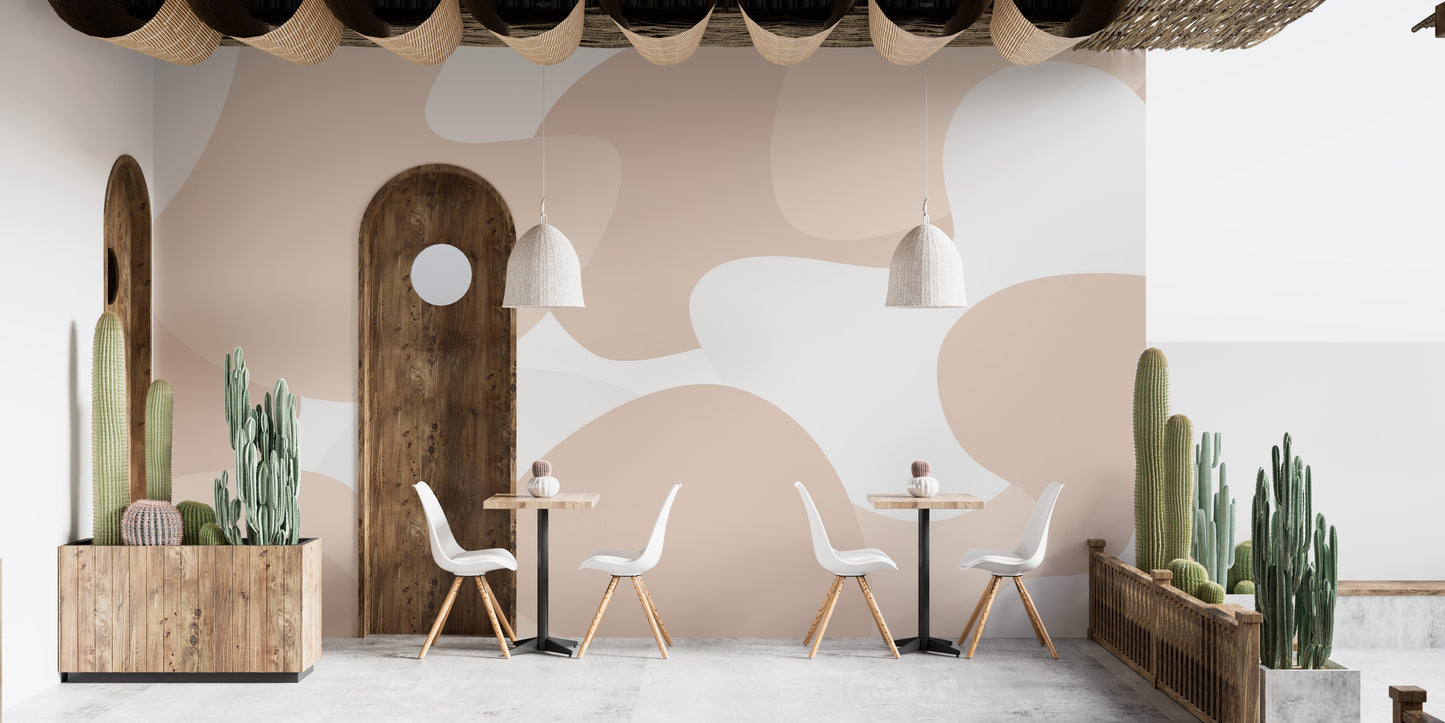 Soft Pastel Abstract Wallpaper Mural