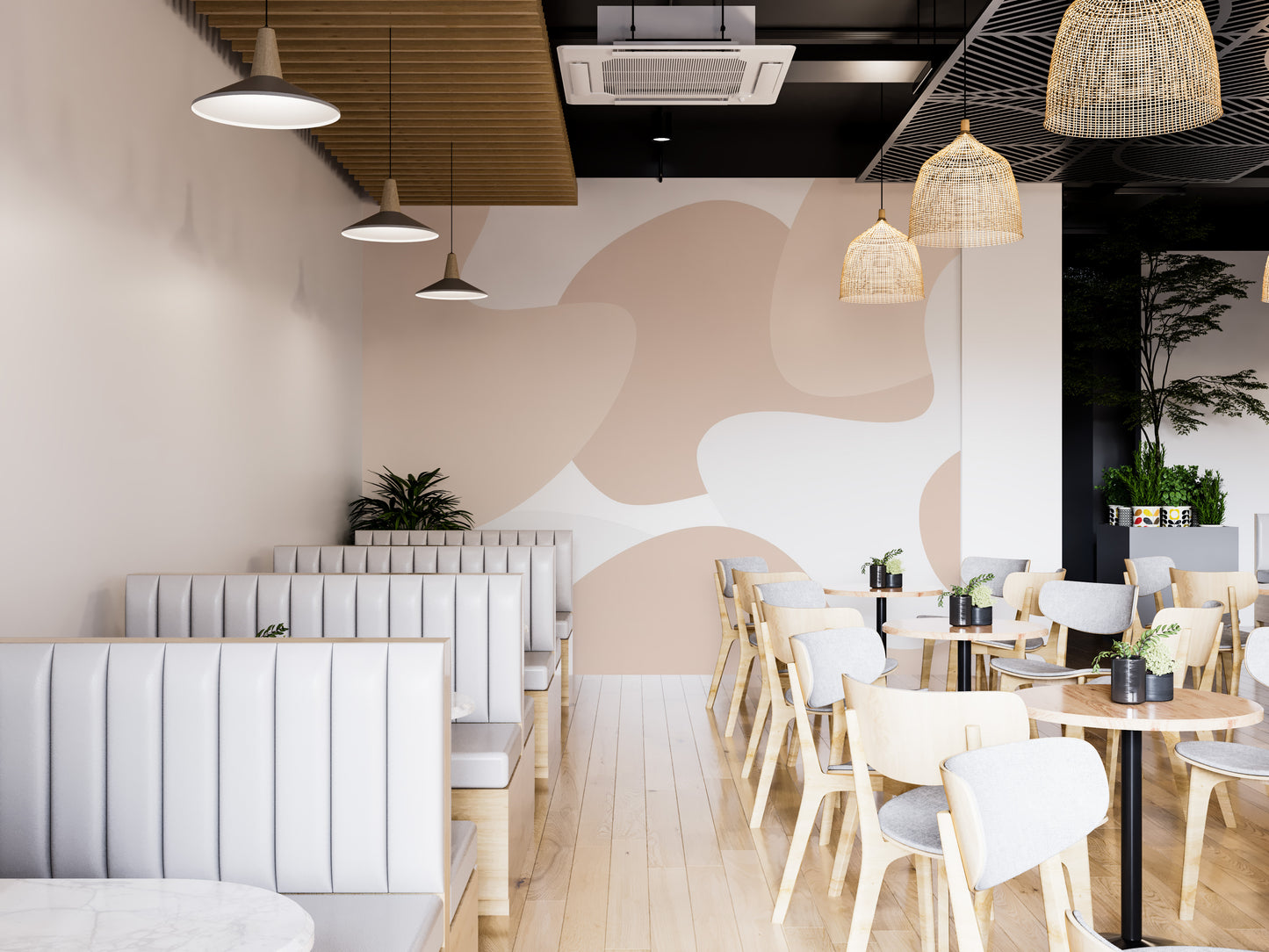 Soft Pastel Abstract Wallpaper Mural