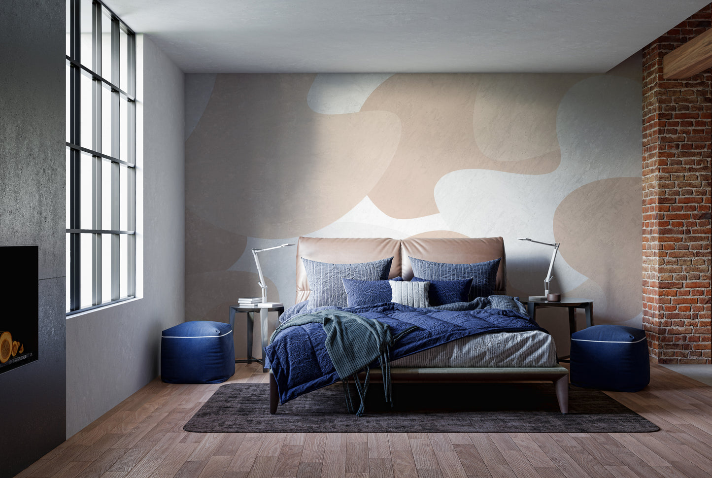 Soft Pastel Abstract Wallpaper Mural