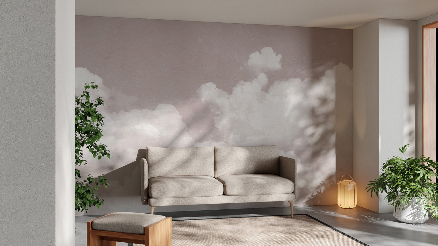 Pink Clouds Wall Mural