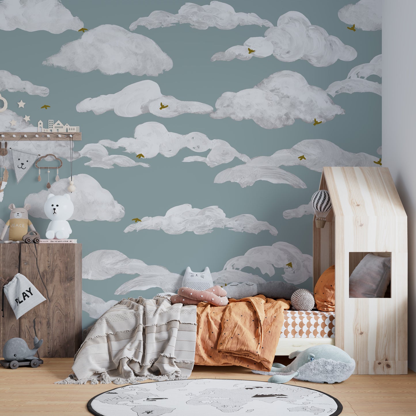 Serene Sky Wall Mural