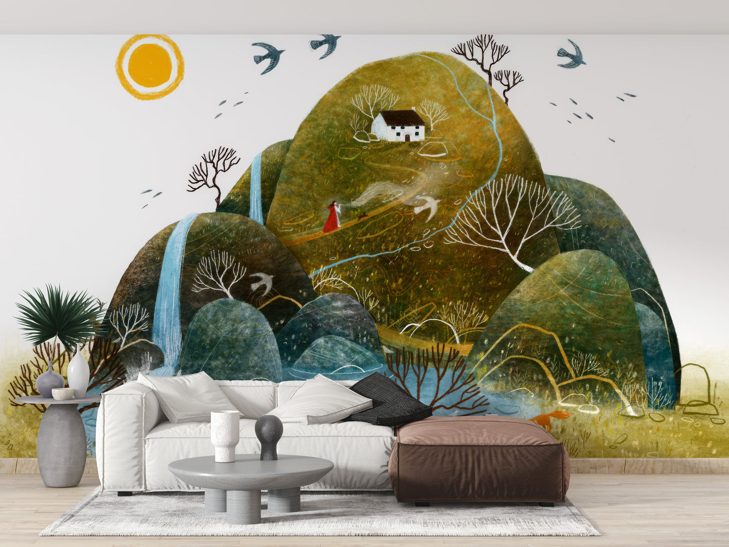 Serene Nature Wall Mural