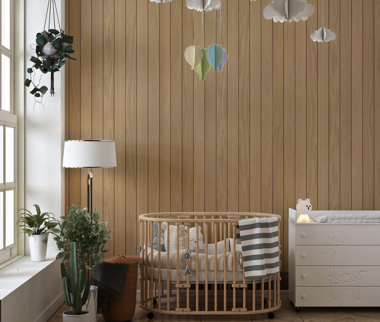 Wooden Planks Wall Mural