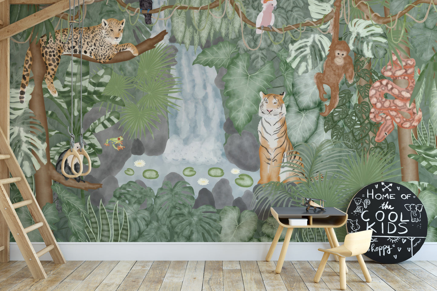 Rainforest Paradise Wall Mural