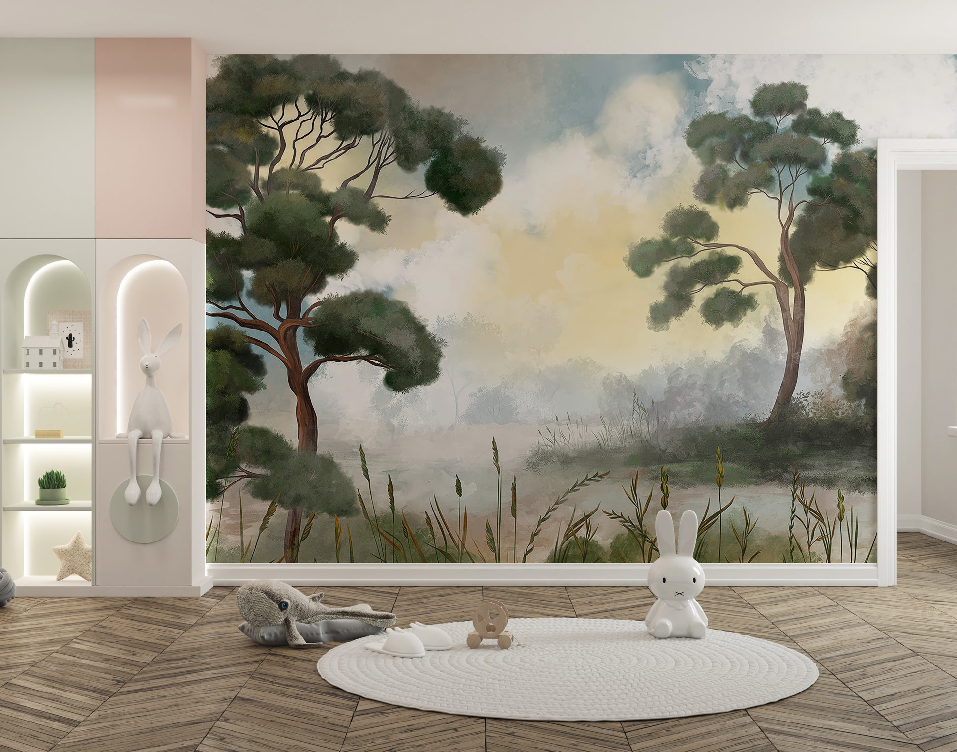 Elegant woodland wall art with lasting charm