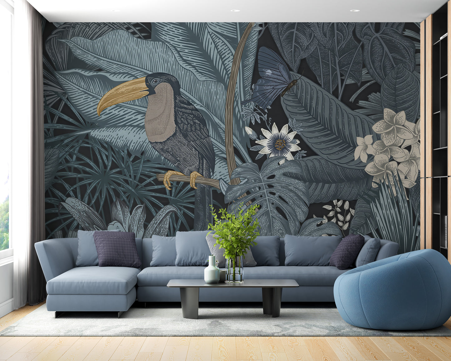 Tropical Toucan Wall Mural