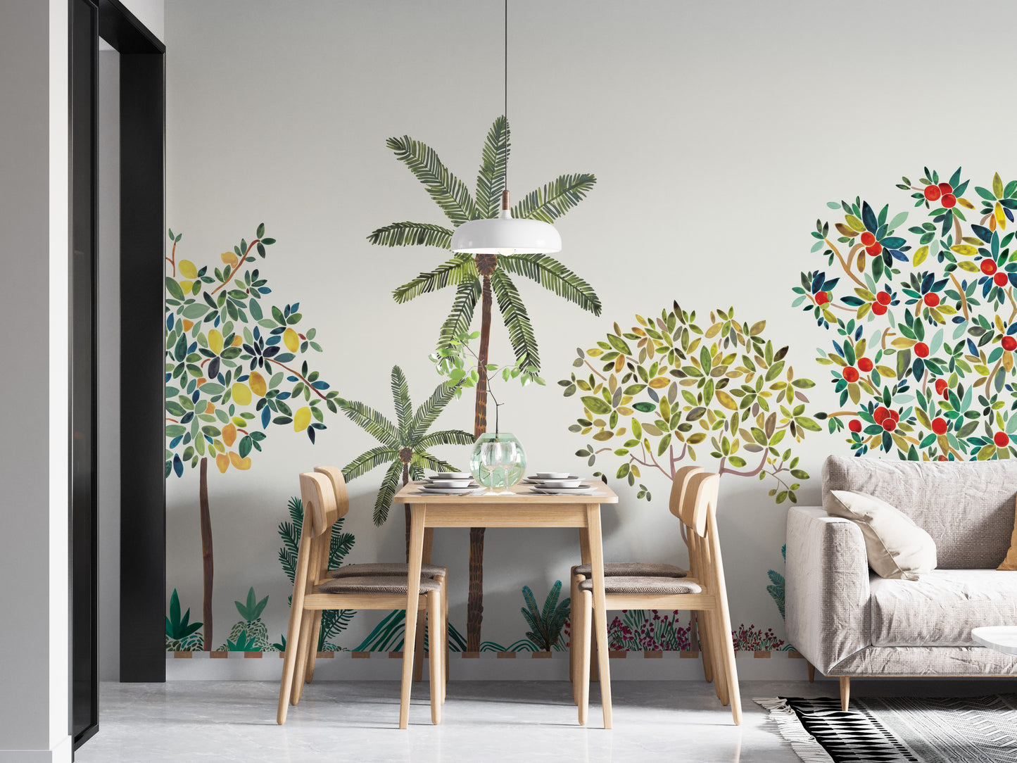 Colorful Tree Wall Mural