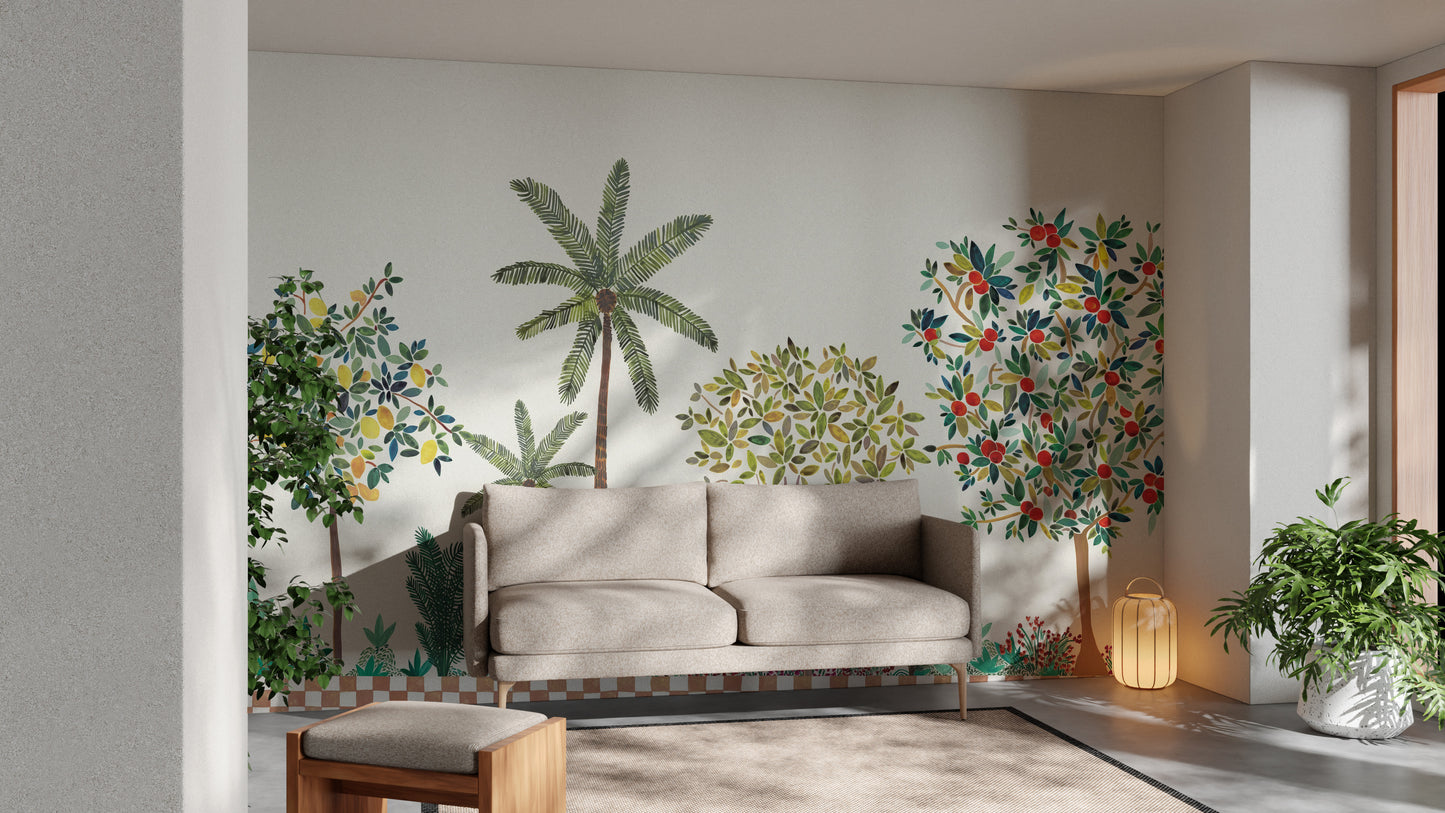 Colorful Tree Wall Mural