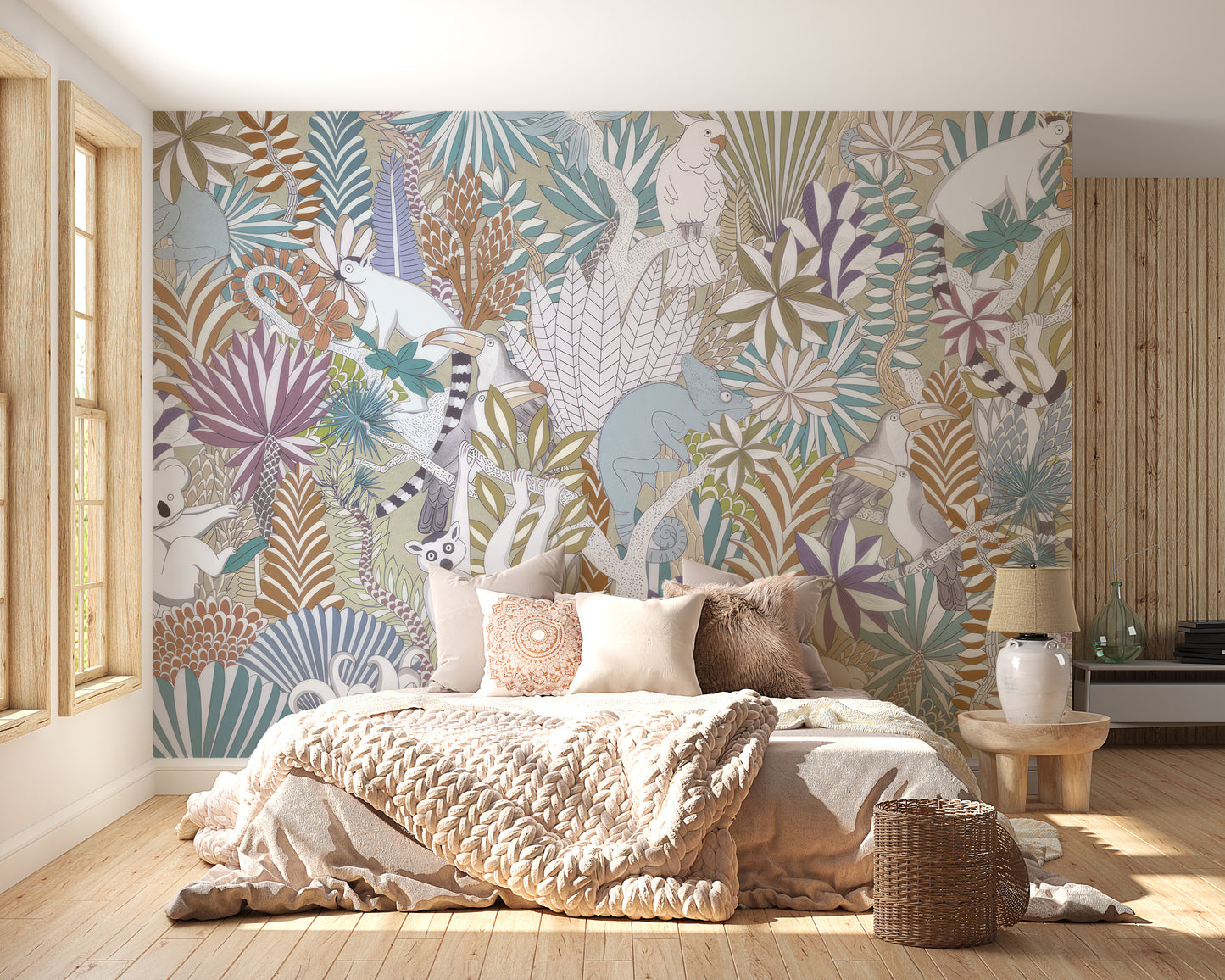 Exotic Jungle Wall Mural