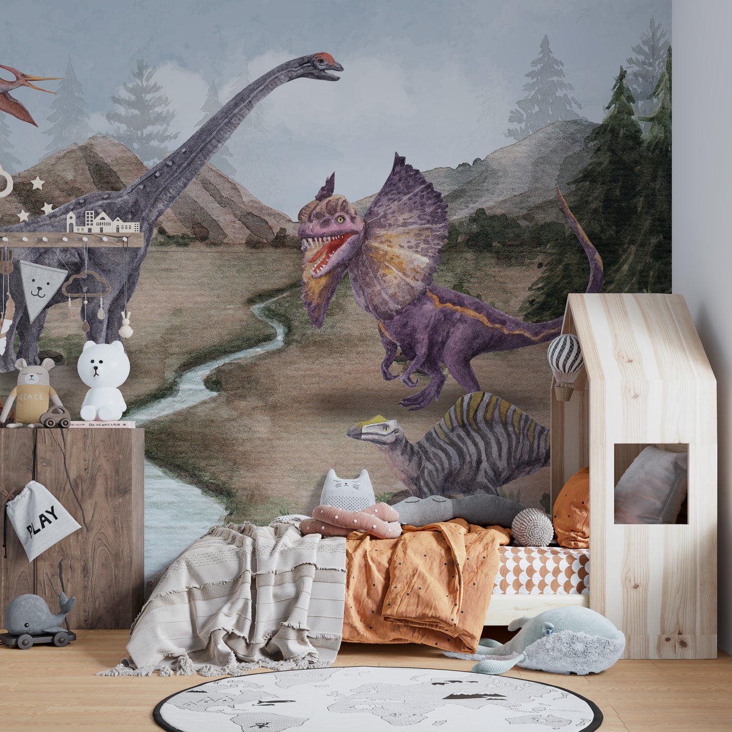 Dinosaur Era Wall Mural