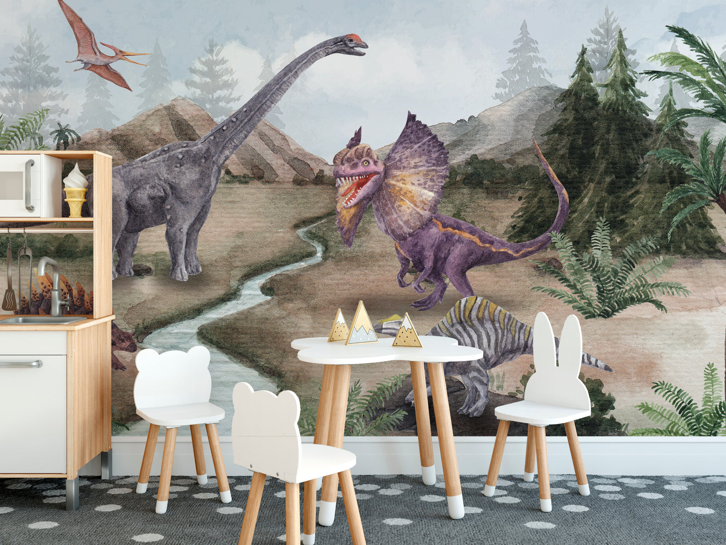 Dinosaur Era Wall Mural