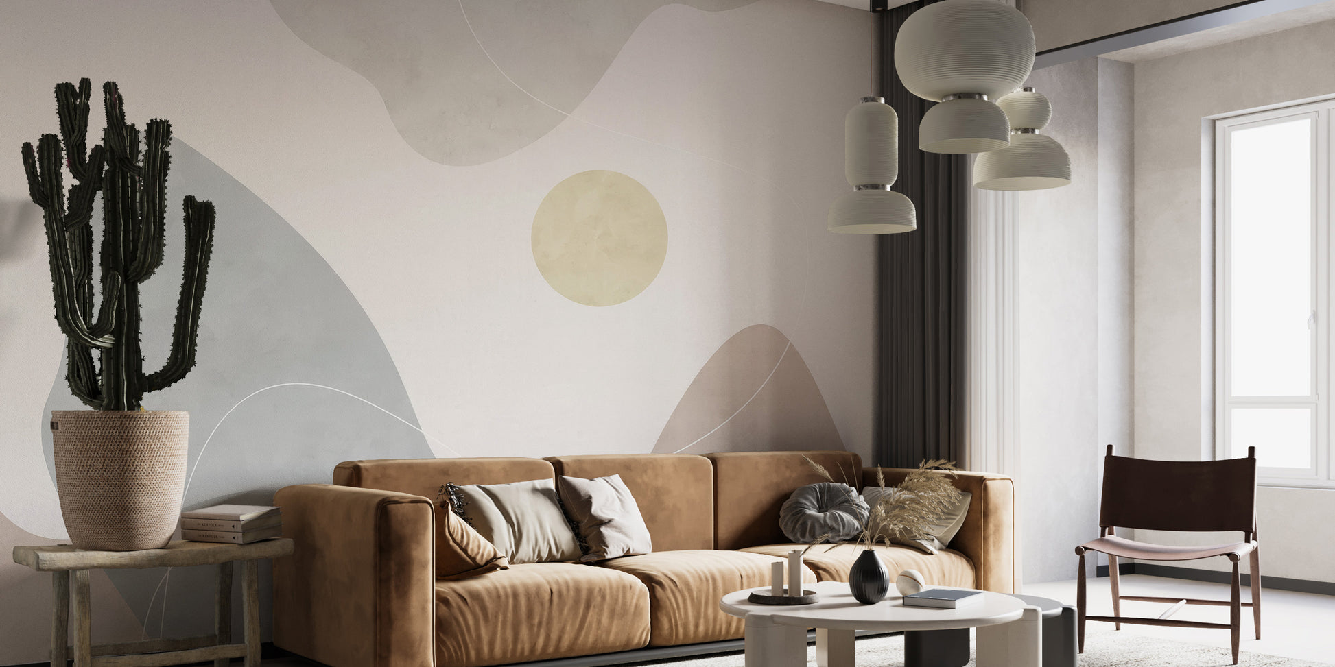 Abstract Terrain Wall Mural