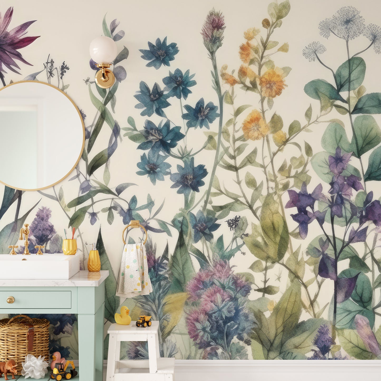 Vintage Flora Wall Mural