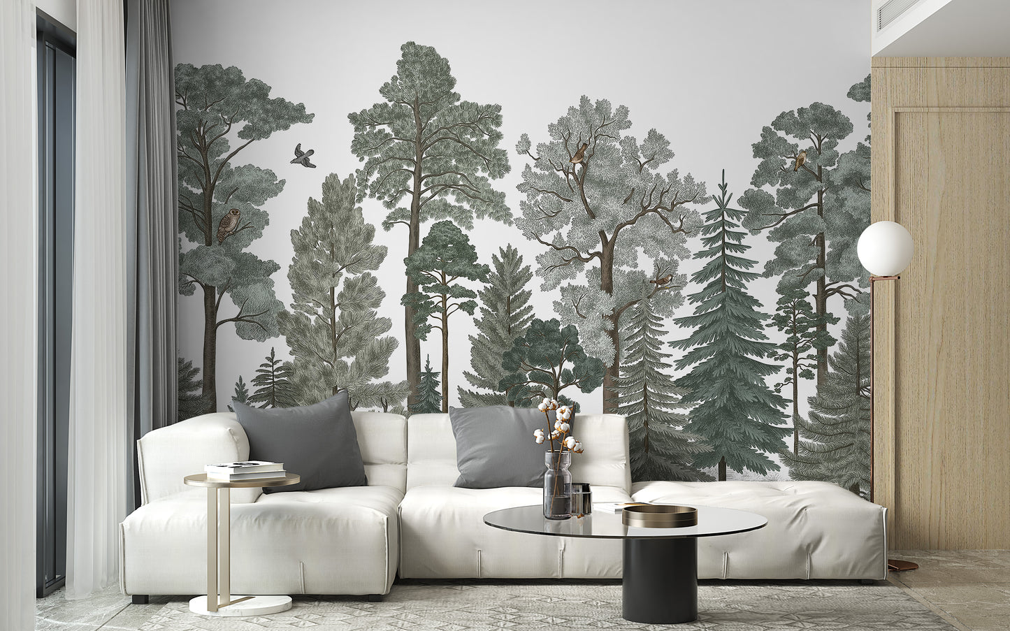 Serene Nature Wall Mural