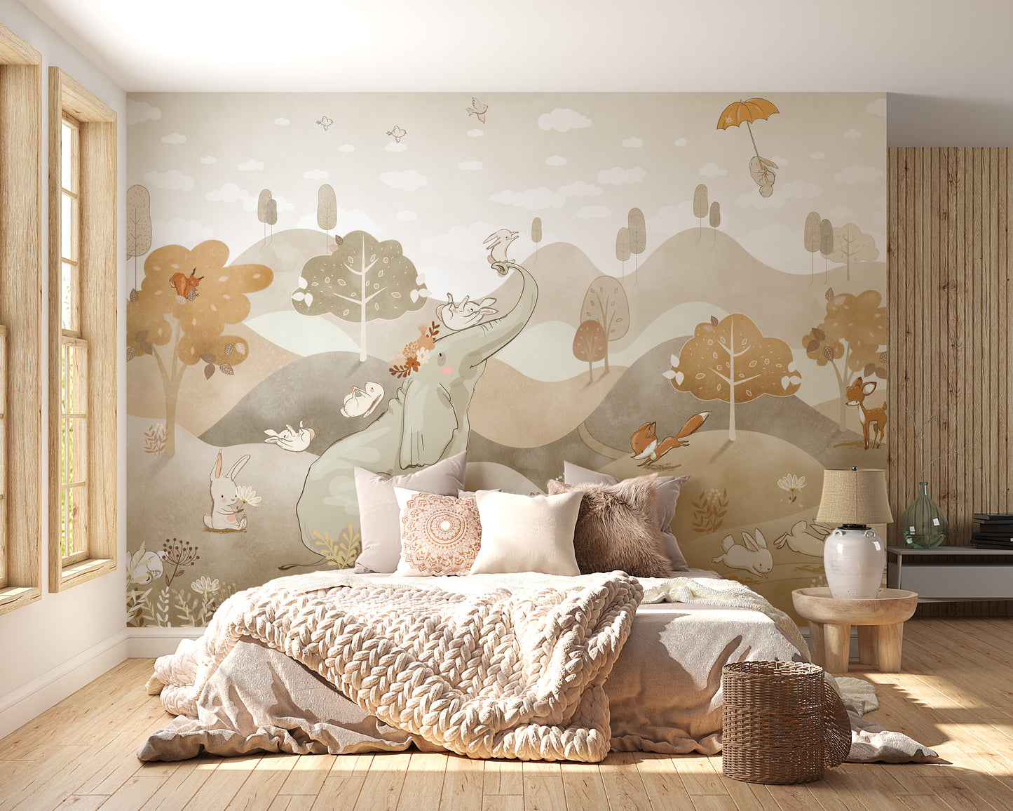 Storybook Balloons Wall Mural