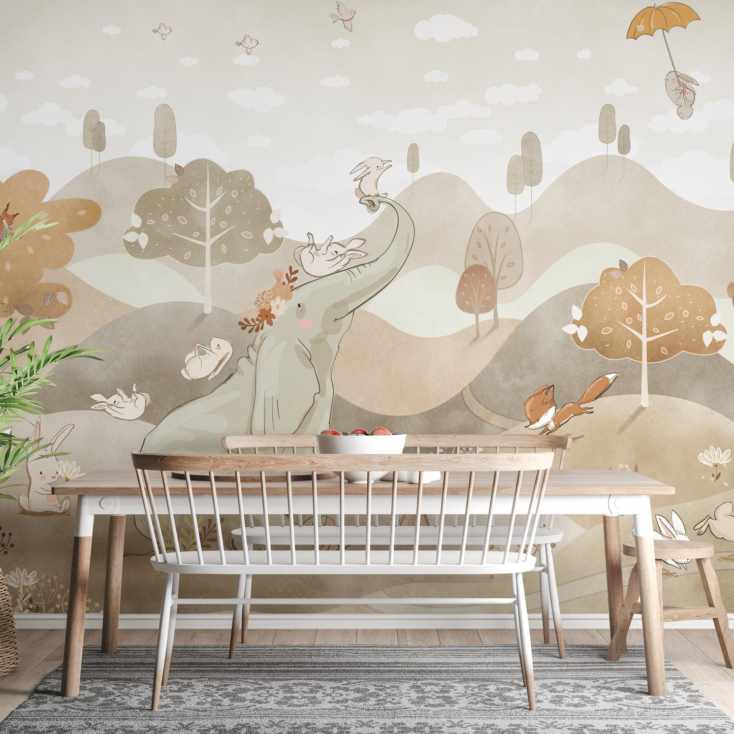 Storybook Balloons Wall Mural