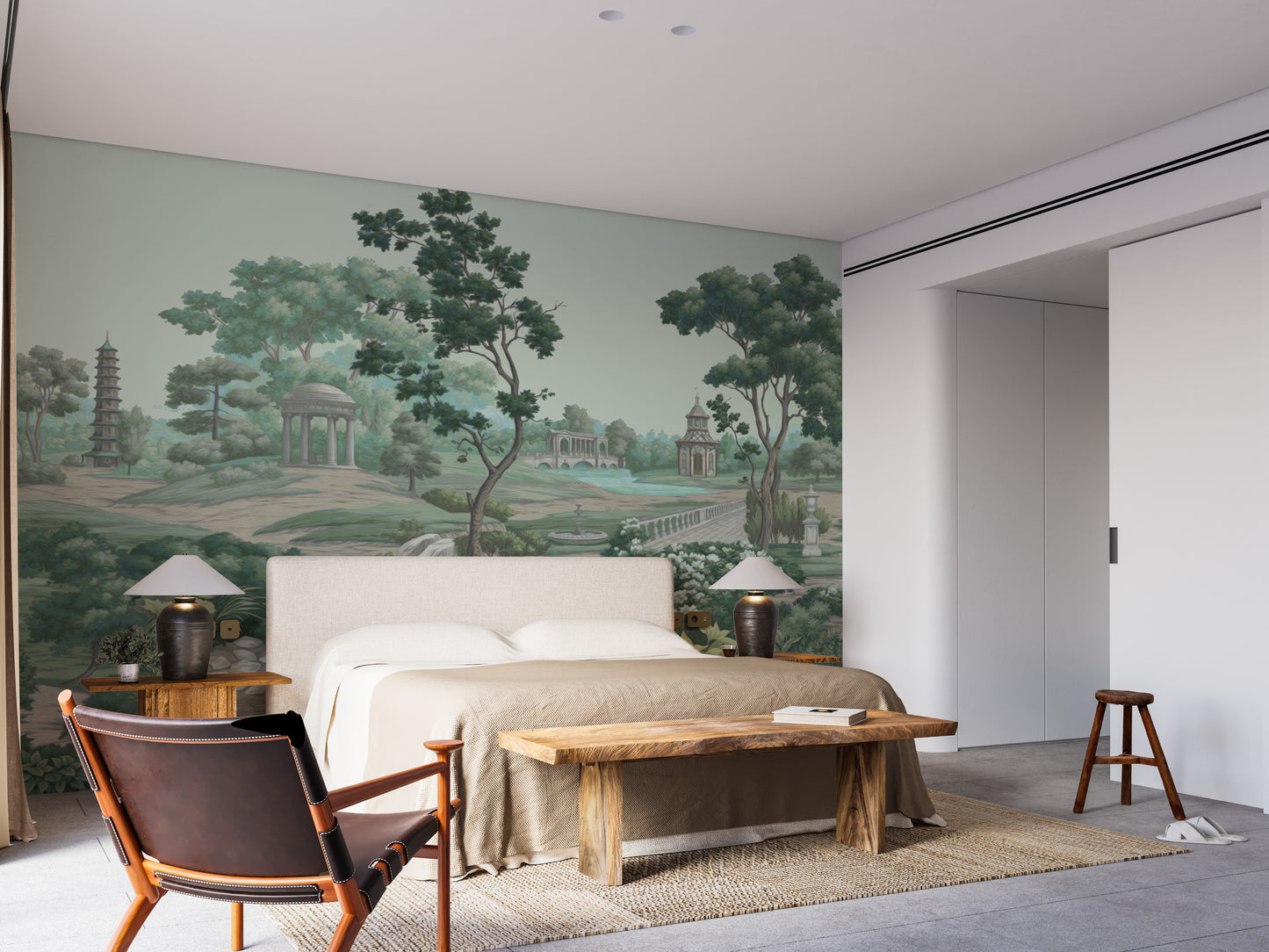 Green Garden Wall Mural